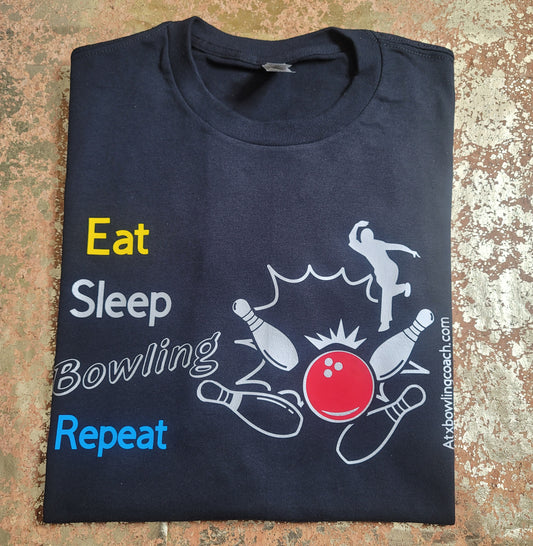 Eat, Sleep, Bowling, Repeat Tshirt